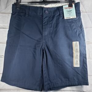 NWT Boys Cat & Jack Size 10 Navy Blue Flat Front Shorts
